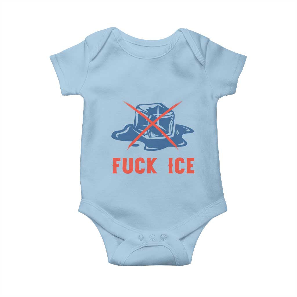 Ice Cube Anti ICE Immigration Human Rights Meme Baby Onesie