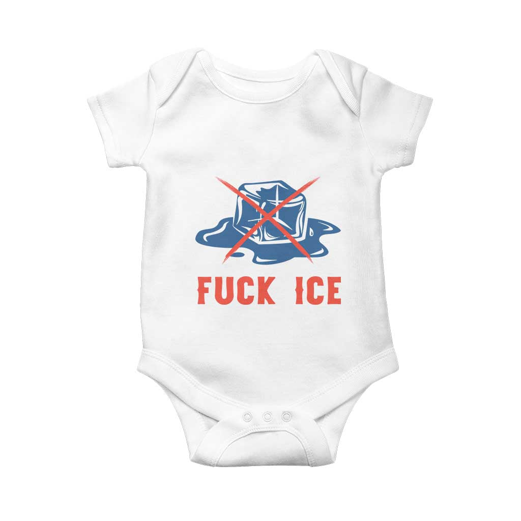 Ice Cube Anti ICE Immigration Human Rights Meme Baby Onesie