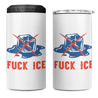 Ice Cube Anti ICE Immigration Human Rights Meme 4 in 1 Can Cooler Tumbler