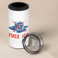 Ice Cube Anti ICE Immigration Human Rights Meme 4 in 1 Can Cooler Tumbler