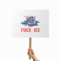 Ice Cube Anti ICE Immigration Human Rights Meme Protest Sign
