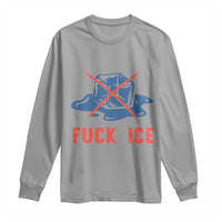 Ice Cube Anti ICE Immigration Human Rights Meme Long Sleeve Shirt
