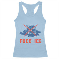 Ice Cube Anti ICE Immigration Human Rights Meme Racerback Tank Top