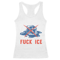 Ice Cube Anti ICE Immigration Human Rights Meme Racerback Tank Top