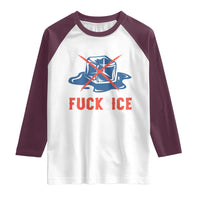 Ice Cube Anti ICE Immigration Human Rights Meme Raglan Shirt