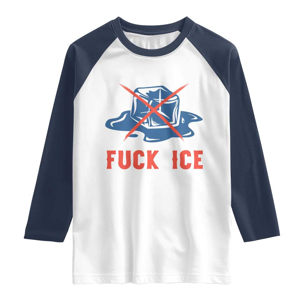 Ice Cube Anti ICE Immigration Human Rights Meme Raglan Shirt