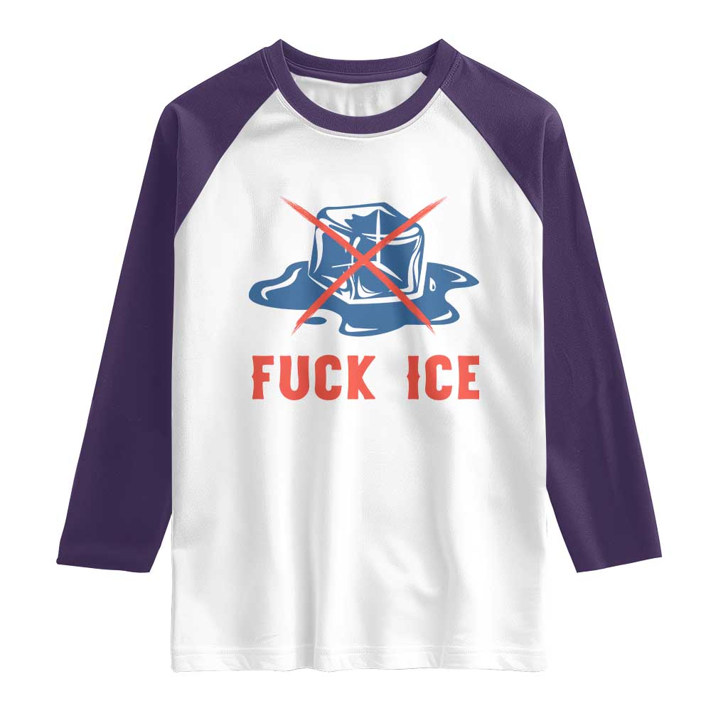 Ice Cube Anti ICE Immigration Human Rights Meme Raglan Shirt