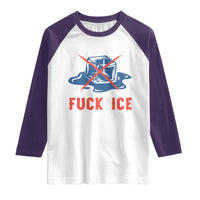 Ice Cube Anti ICE Immigration Human Rights Meme Raglan Shirt