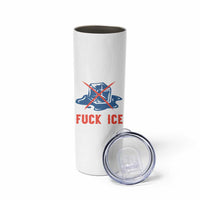 Ice Cube Anti ICE Immigration Human Rights Meme Skinny Tumbler