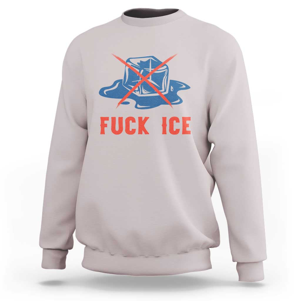 Ice Cube Anti ICE Immigration Human Rights Meme Sweatshirt