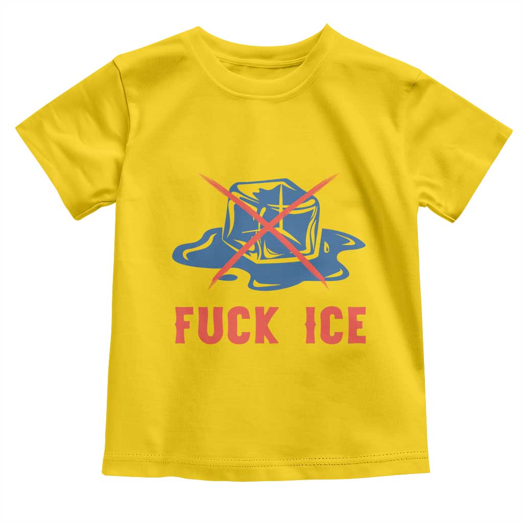 Ice Cube Anti ICE Immigration Human Rights Meme Toddler T Shirt