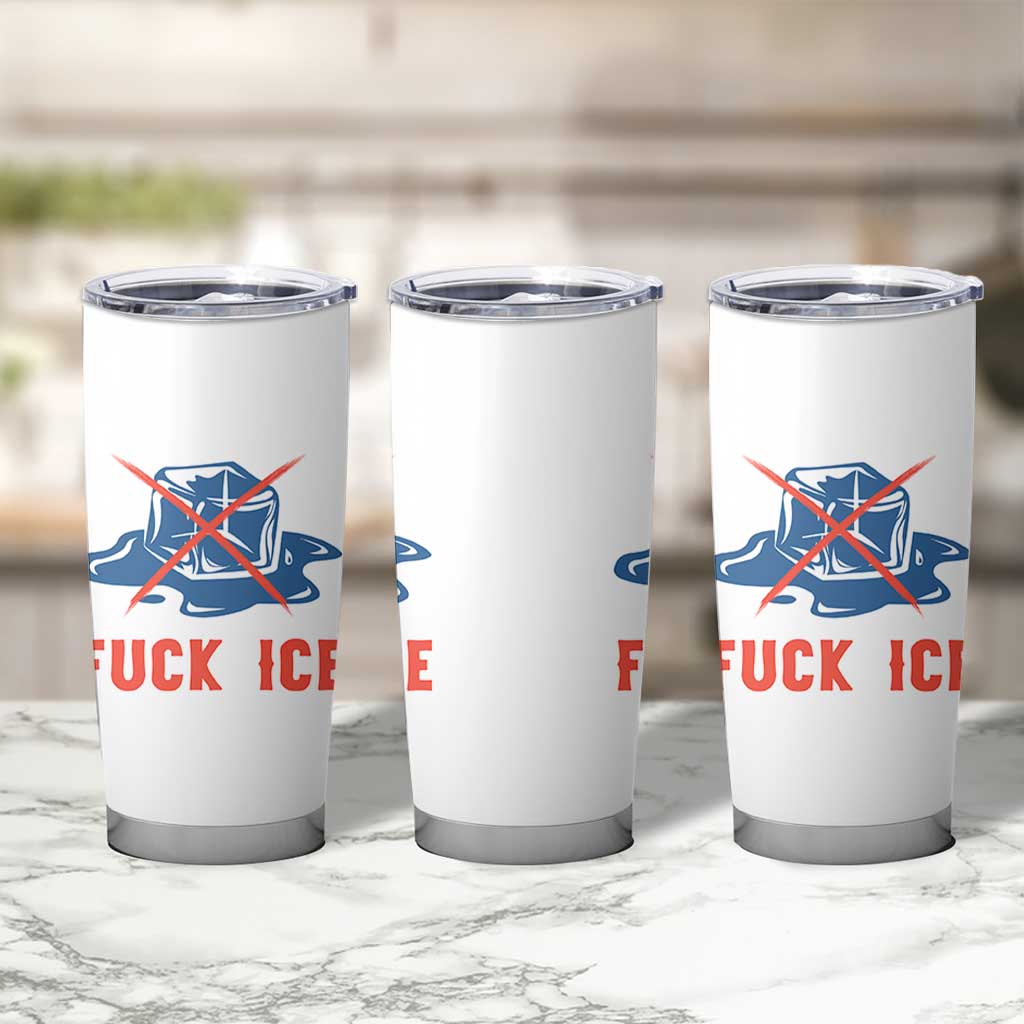 Ice Cube Anti ICE Immigration Human Rights Meme Tumbler Cup