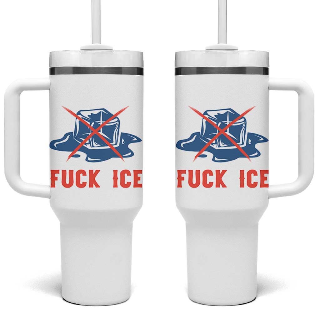Ice Cube Anti ICE Immigration Human Rights Meme Tumbler With Handle
