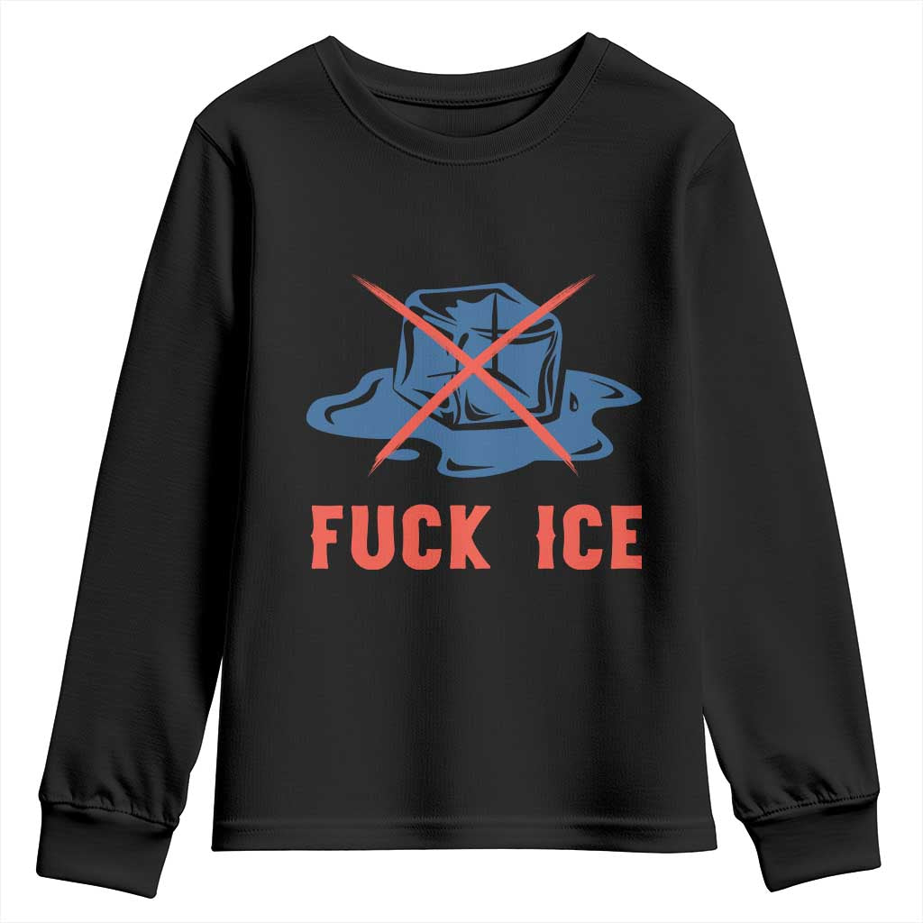 Ice Cube Anti ICE Immigration Human Rights Meme Youth Sweatshirt