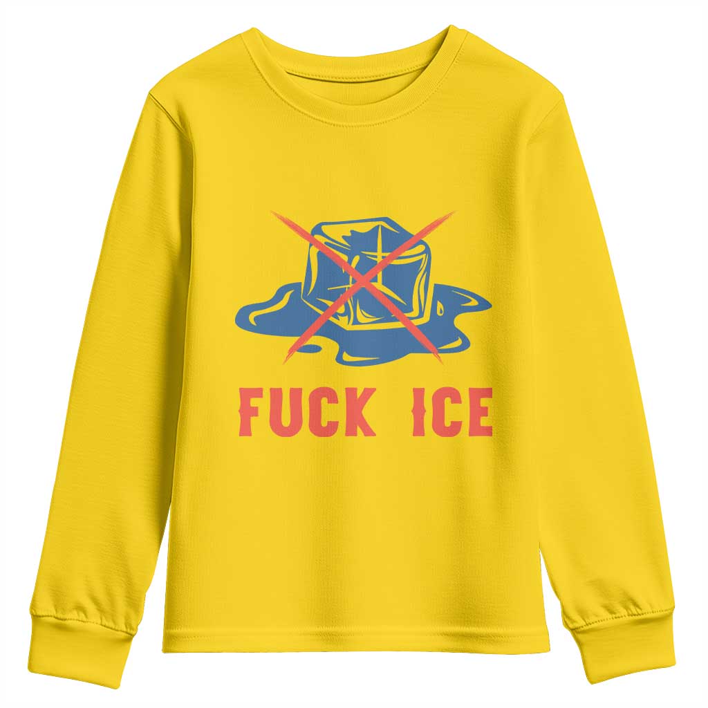 Ice Cube Anti ICE Immigration Human Rights Meme Youth Sweatshirt