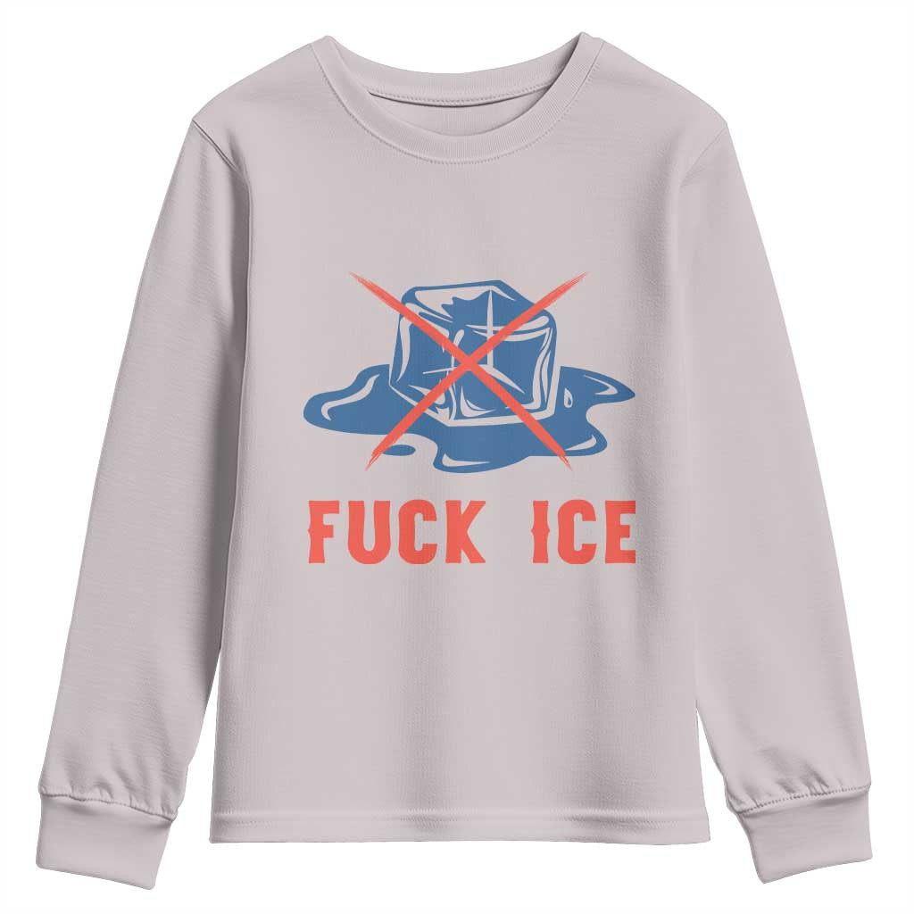 Ice Cube Anti ICE Immigration Human Rights Meme Youth Sweatshirt