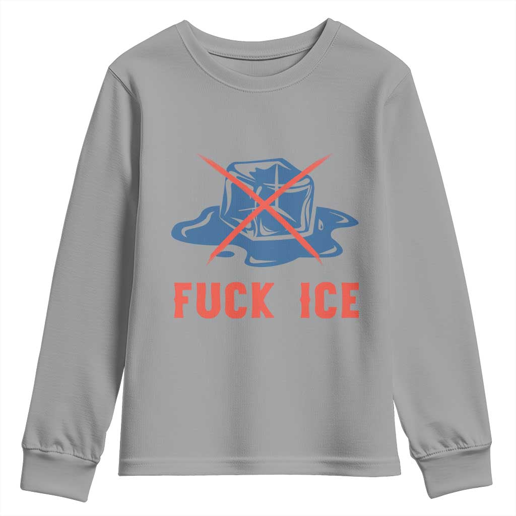 Ice Cube Anti ICE Immigration Human Rights Meme Youth Sweatshirt