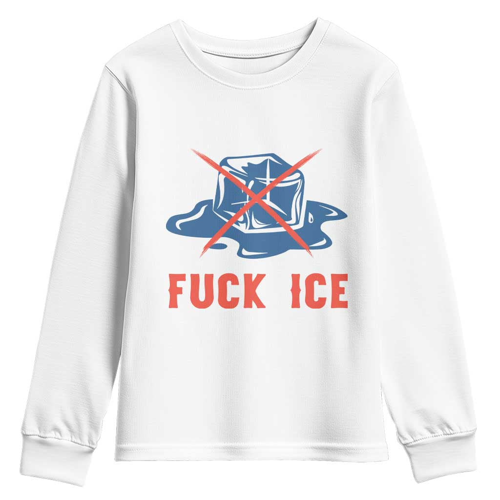 Ice Cube Anti ICE Immigration Human Rights Meme Youth Sweatshirt