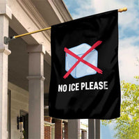 No Ice Please Garden Flag Ice Cube Anti ICE Deportation Human Rights Protest