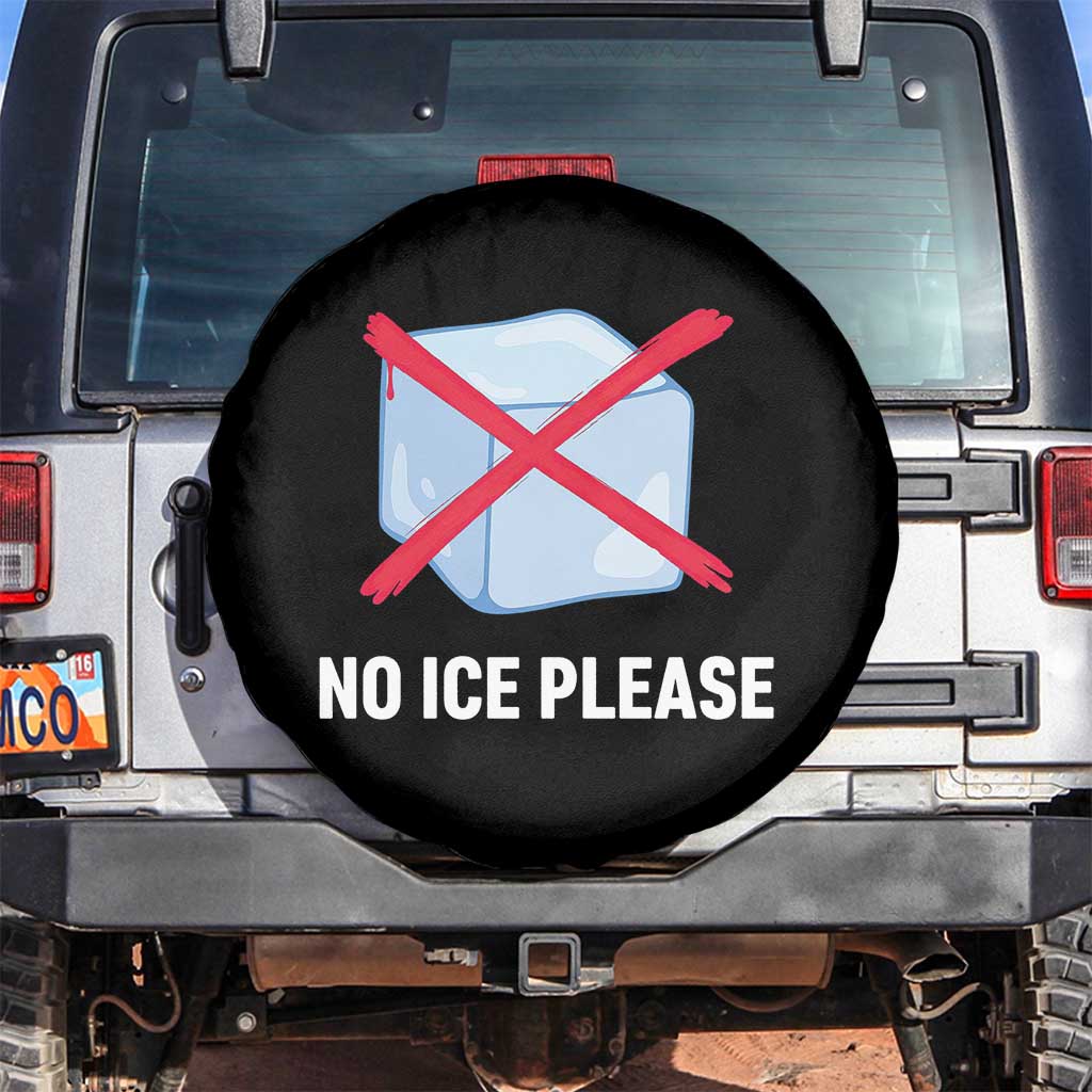 No Ice Please Spare Tire Cover Ice Cube Anti ICE Deportation Human Rights Protest