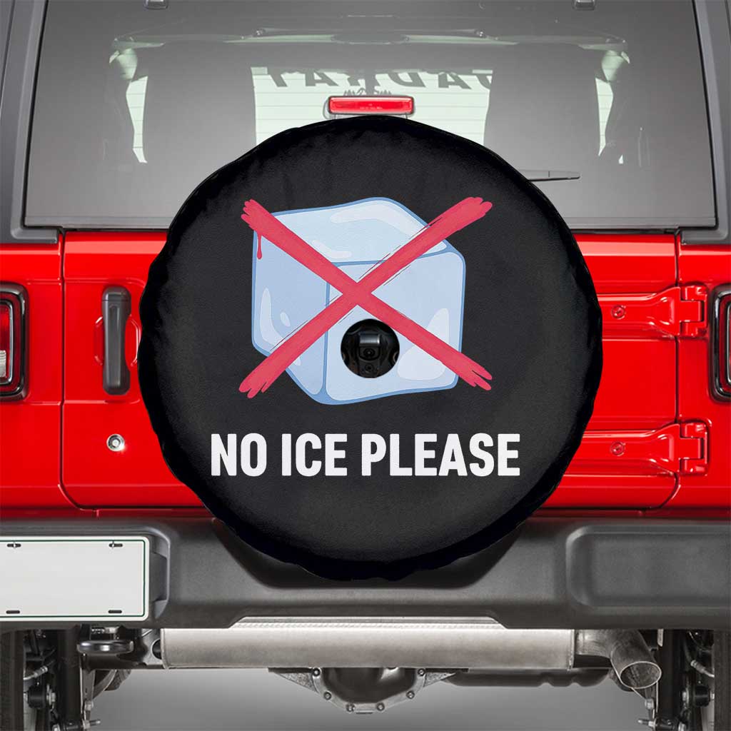 No Ice Please Spare Tire Cover Ice Cube Anti ICE Deportation Human Rights Protest
