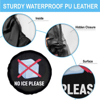 No Ice Please Spare Tire Cover Ice Cube Anti ICE Deportation Human Rights Protest
