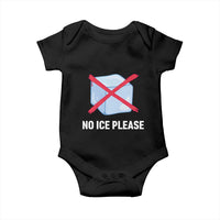 No Ice Please Baby Onesie Ice Cube Anti ICE Deportation Human Rights Protest