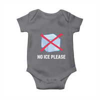 No Ice Please Baby Onesie Ice Cube Anti ICE Deportation Human Rights Protest