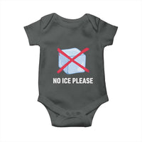 No Ice Please Baby Onesie Ice Cube Anti ICE Deportation Human Rights Protest