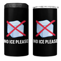 No Ice Please 4 in 1 Can Cooler Tumbler Ice Cube Anti ICE Deportation Human Rights Protest