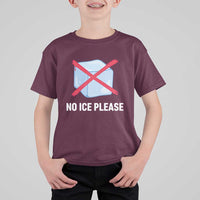 No Ice Please T Shirt For Kid Ice Cube Anti ICE Deportation Human Rights Protest