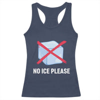 No Ice Please Racerback Tank Top Ice Cube Anti ICE Deportation Human Rights Protest