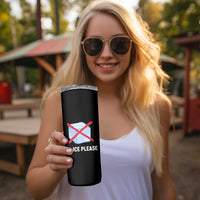 No Ice Please Skinny Tumbler Ice Cube Anti ICE Deportation Human Rights Protest