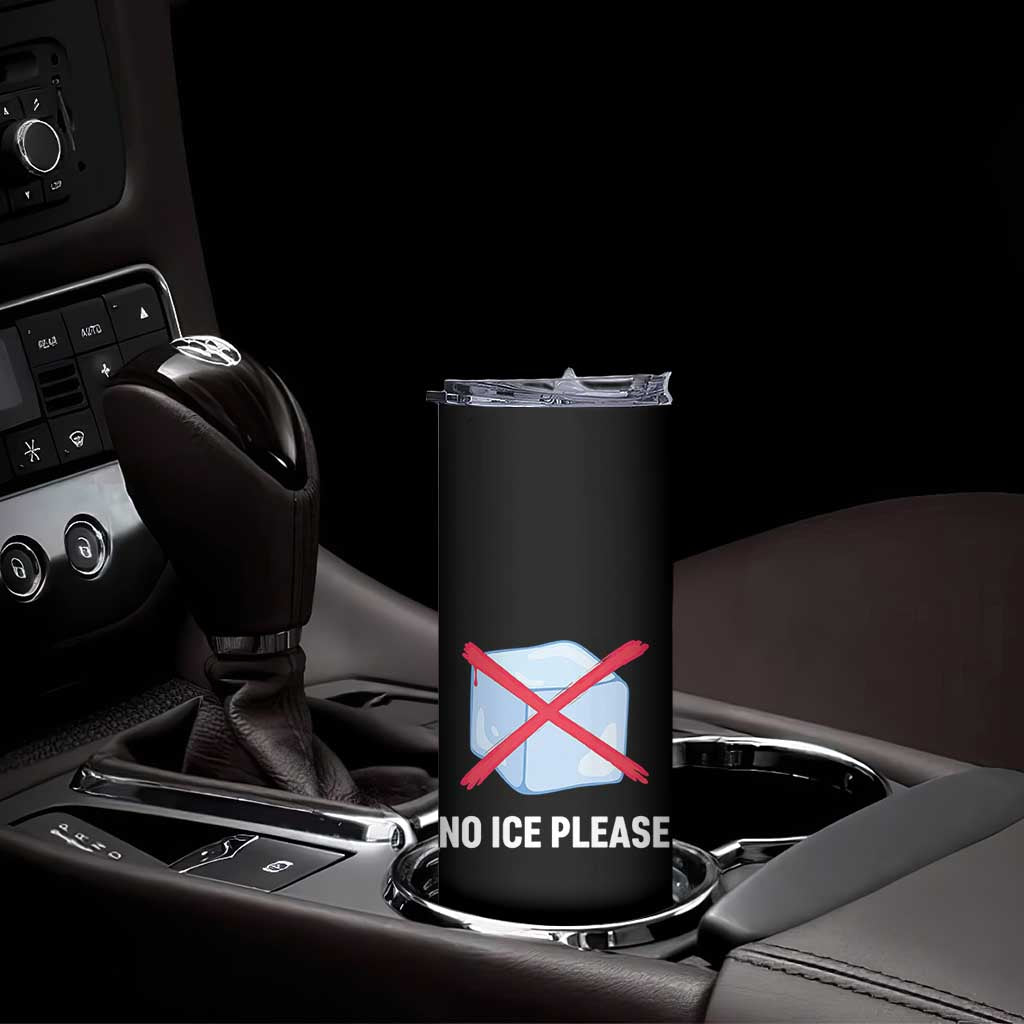 No Ice Please Skinny Tumbler Ice Cube Anti ICE Deportation Human Rights Protest