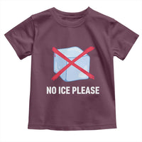 No Ice Please Toddler T Shirt Ice Cube Anti ICE Deportation Human Rights Protest