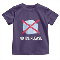 No Ice Please Toddler T Shirt Ice Cube Anti ICE Deportation Human Rights Protest