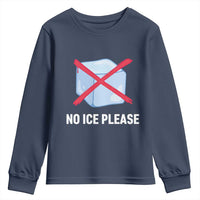 No Ice Please Youth Sweatshirt Ice Cube Anti ICE Deportation Human Rights Protest