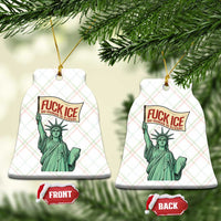 Fck Ice No Human Is Illegal Ceramic Ornament Statue of Liberty Anti ICE Immigration Human Rights Protest