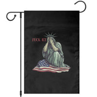 Statue of Liberty Anti ICE Deportation Human Rights Protest Garden Flag