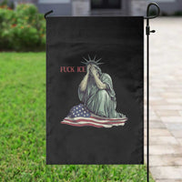 Statue of Liberty Anti ICE Deportation Human Rights Protest Garden Flag
