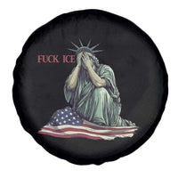 Statue of Liberty Anti ICE Deportation Human Rights Protest Spare Tire Cover