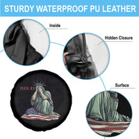 Statue of Liberty Anti ICE Deportation Human Rights Protest Spare Tire Cover