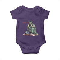 Statue of Liberty Anti ICE Deportation Human Rights Protest Baby Onesie