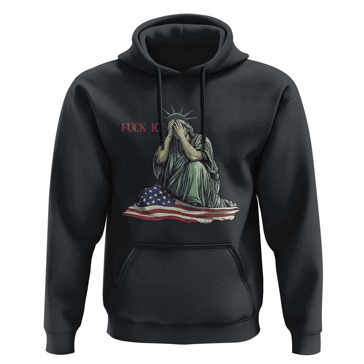 Statue of Liberty Anti ICE Deportation Human Rights Protest Hoodie