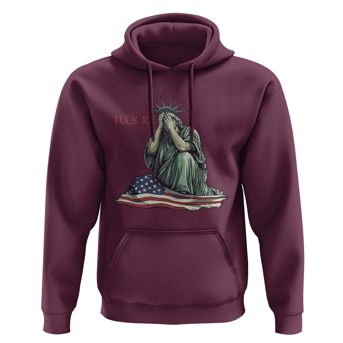 Statue of Liberty Anti ICE Deportation Human Rights Protest Hoodie