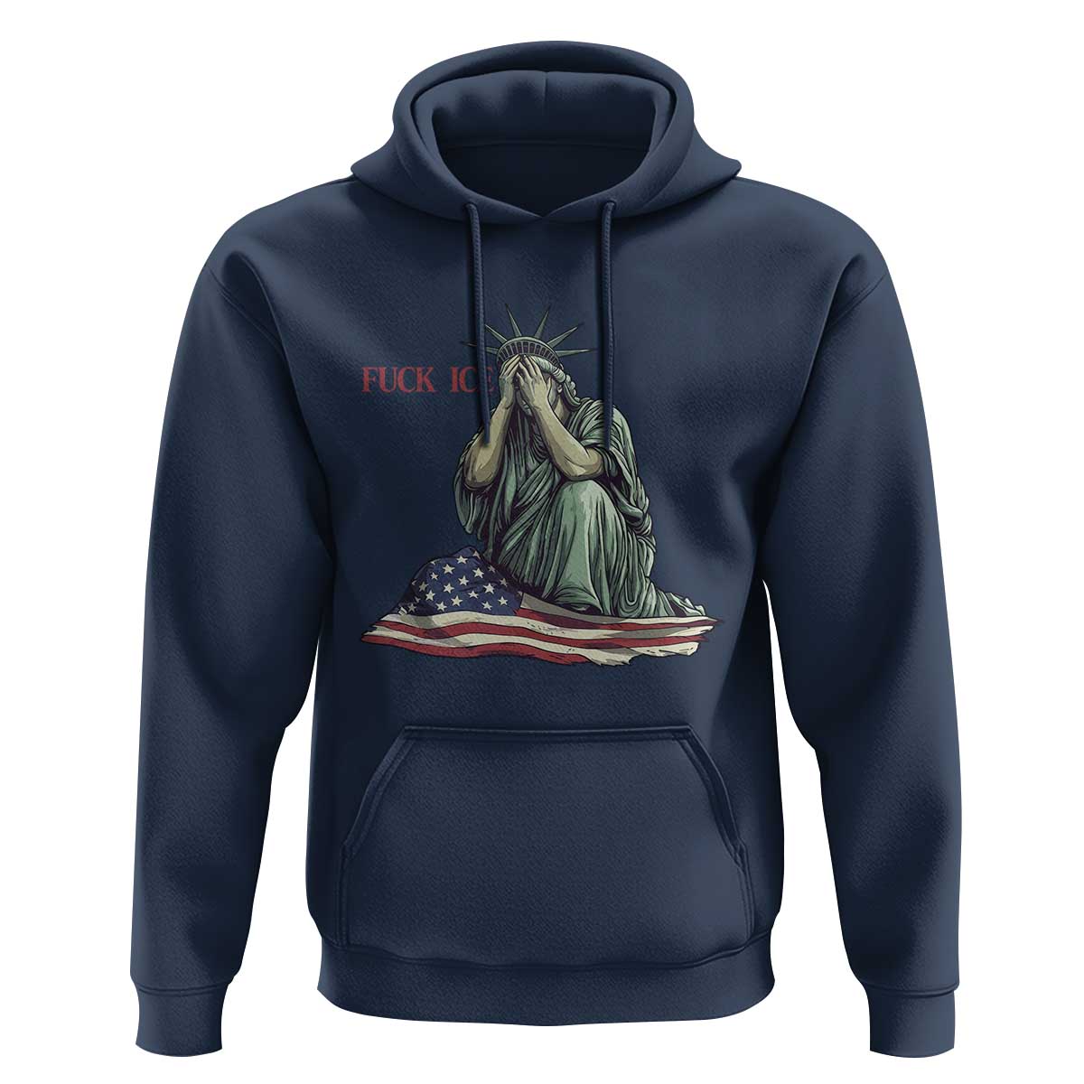 Statue of Liberty Anti ICE Deportation Human Rights Protest Hoodie