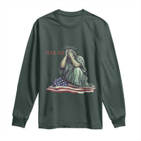 Statue of Liberty Anti ICE Deportation Human Rights Protest Long Sleeve Shirt