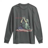 Statue of Liberty Anti ICE Deportation Human Rights Protest Long Sleeve Shirt