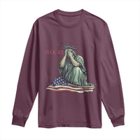 Statue of Liberty Anti ICE Deportation Human Rights Protest Long Sleeve Shirt