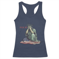 Statue of Liberty Anti ICE Deportation Human Rights Protest Racerback Tank Top